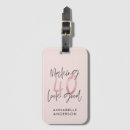 Search for glitter luggage tags Girly
