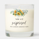 Search for sunflower candles Elegant