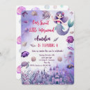Search for crab birthday invitations Purple