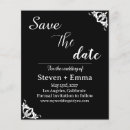 Search for with rsvp wedding save the dates Black and white