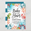 Search for under the sea baby shower invitations turtle