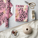 Search for pink leopard wrapping paper Black