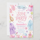 Search for girls spa party invitations For her
