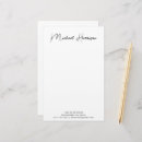 Search for monogram stationery paper Minimal
