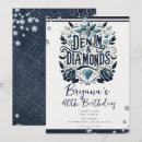 Search for denim and diamonds party invitations Country