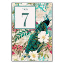 Search for peacock table cards Floral