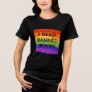 Search for banned books womens tshirts Lgbtq
