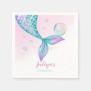 Search for mermaid napkins Pink