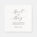 Search for gender reveal napkins Simple