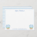Search for blue hydrangea thank you cards Blue and white