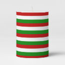 Search for peppermint stripe christmas candles White