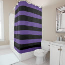 Search for purple and black shower curtains Stripes