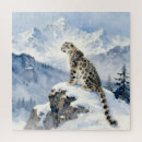 Search for snow leopard puzzles Mountains