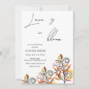 Search for lilac bridal shower invitations Colorful flowers wildflowers floral