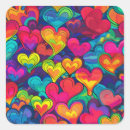 Search for heartbeat stickers Rainbow
