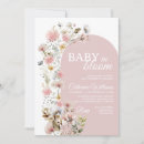 Search for lily baby shower invitations Floral flower watercolors