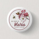 Search for name tag buttons Bridesmaid