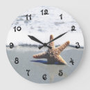 Search for starfish clocks beach