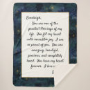 Search for daughter blankets Dad