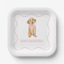 Search for puppy plates Golden retriever