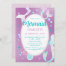 Search for mermaid 2nd birthday invitations Summer