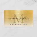 Search for metallic business cards Gold