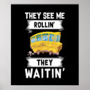 Search for school bus posters Driver
