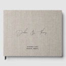 Search for linen guest books Simple