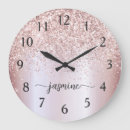 Search for rose gold clocks Blush pink
