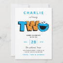 Search for cookie monster invitations Sesame street