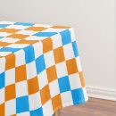 Search for orange and blue tablecloths Modern