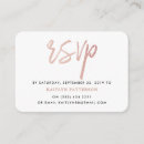 Search for gold rsvp cards Trendy