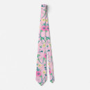 Search for pink and green floral ties For her