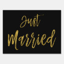 Search for just married signs Typography