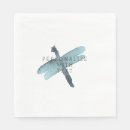 Search for dragonfly napkins Watercolor