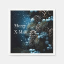 Search for blue christmas napkins Tableware