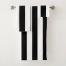 Search for black and white stripes bath towels Classic