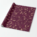 Search for burgundy and gold wrapping paper Wine