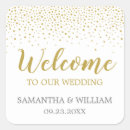 Search for confetti wedding stickers Typography