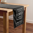 Search for black and white table runners Business