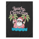 Search for beach christmas tablecloths Santa