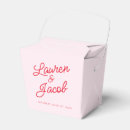 Search for valentines day favor boxes Pink and red