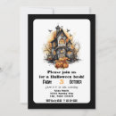 Search for haunted house invitations Purple
