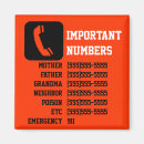 Search for emergency contact magnets Babysitter