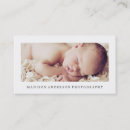 Search for newborn photographer business cards Chic