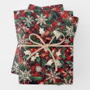 Search for fancy christmas wrapping paper Red and green