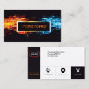 Search for fire business cards Logo