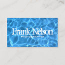 Search for water business cards Photographer