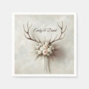 Search for antler napkins Bridal