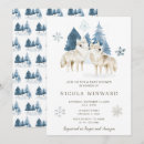 Search for wolf baby shower invitations Watercolor
